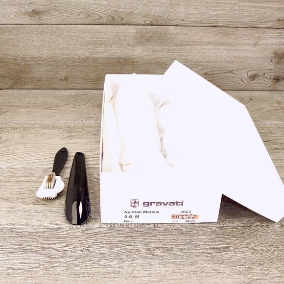 $650 worn 1x GRAVATI Womens 5.5 M Neiman Marcus 4663 Leopard Print add $15 Trees - Picture 13 of 16